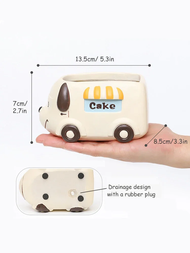 Caminhão de comida animal pequ - Plant Pot Small Desk avaliação e preço