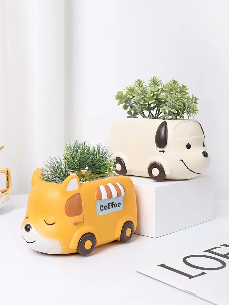 Caminhão de comida animal pequ - Plant Pot Small Desk avaliação e preço