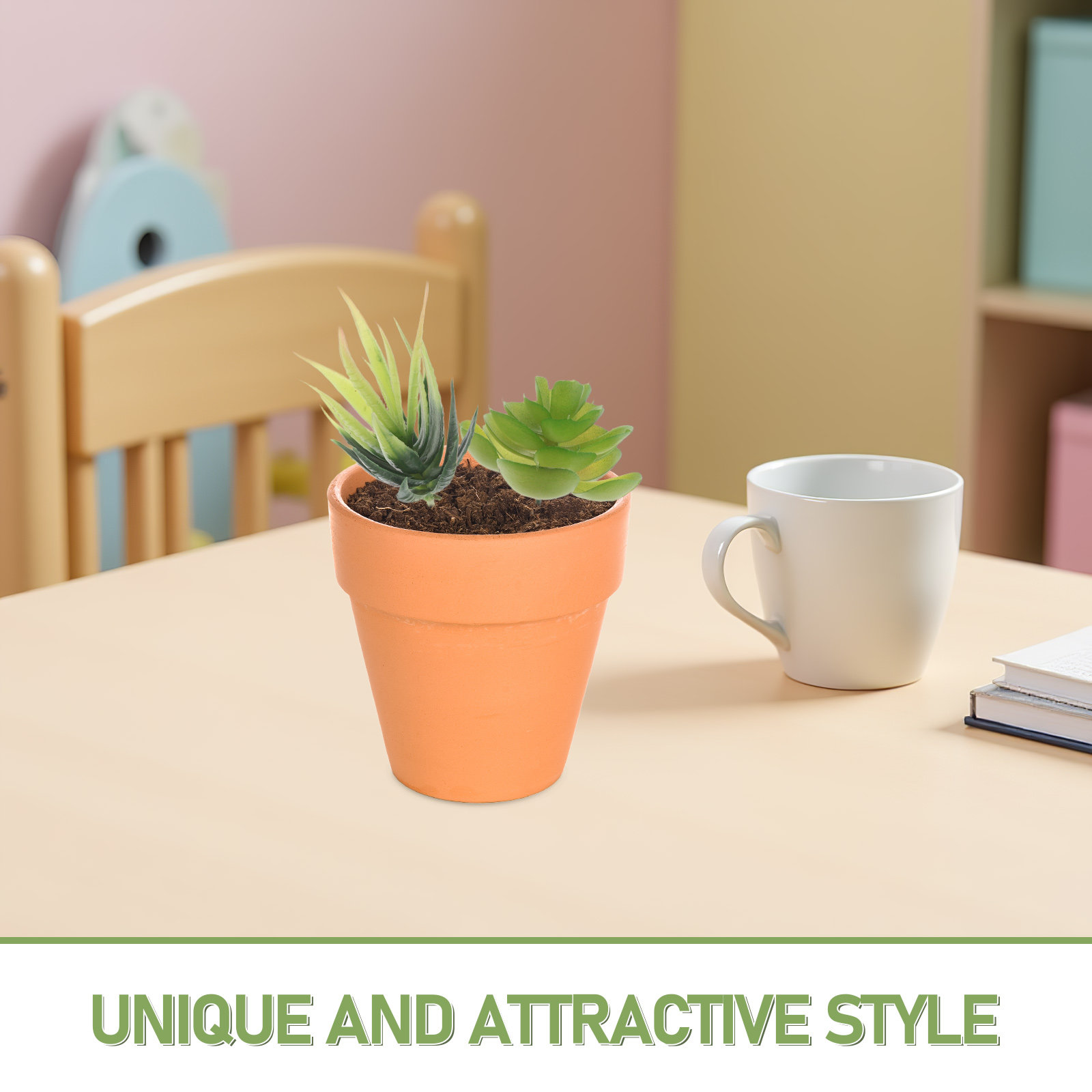 6 Peças de Plantas Suculentas  - Plant Pot Small Desk avaliação e preço