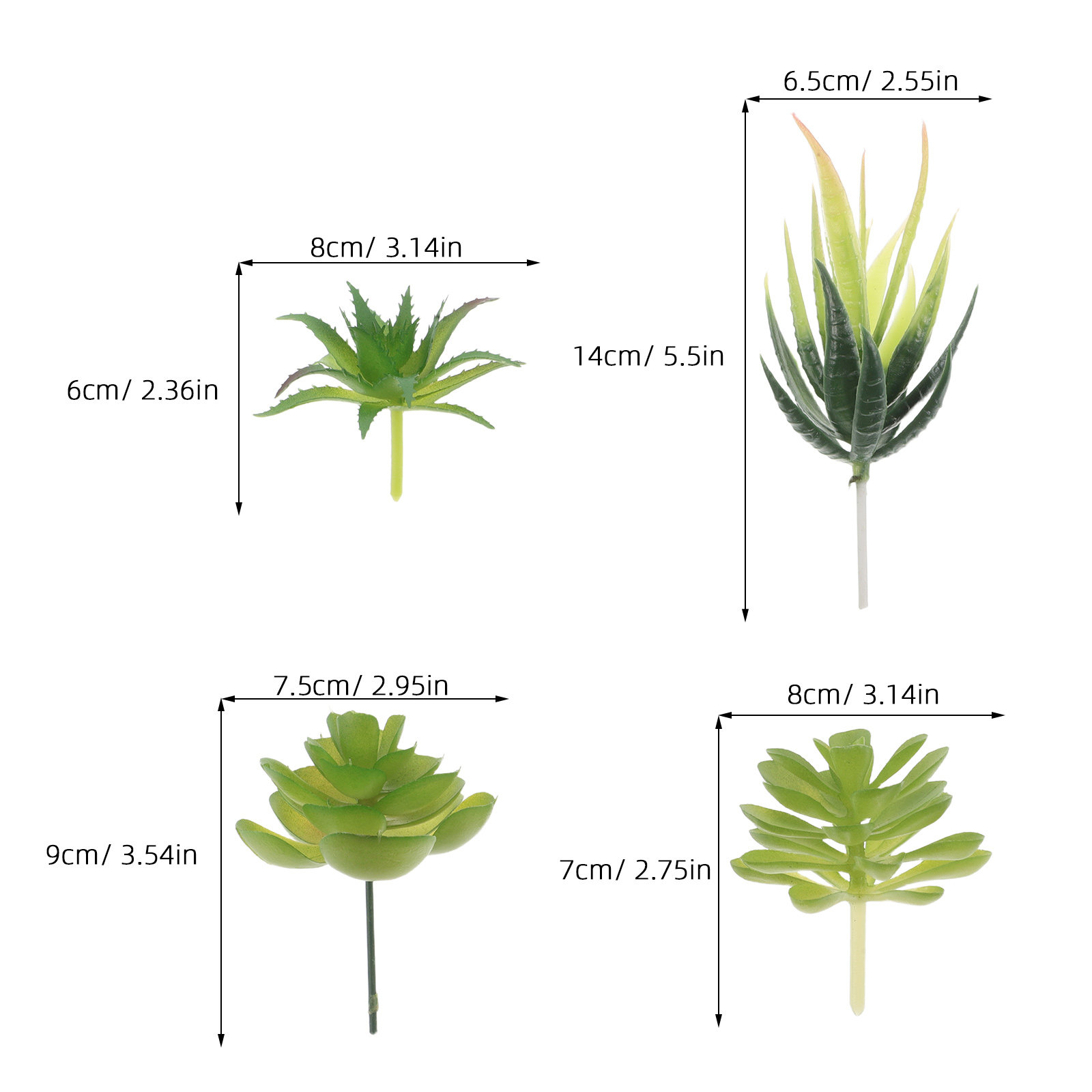 6 Peças de Plantas Suculentas  - Plant Pot Small Desk avaliação e preço