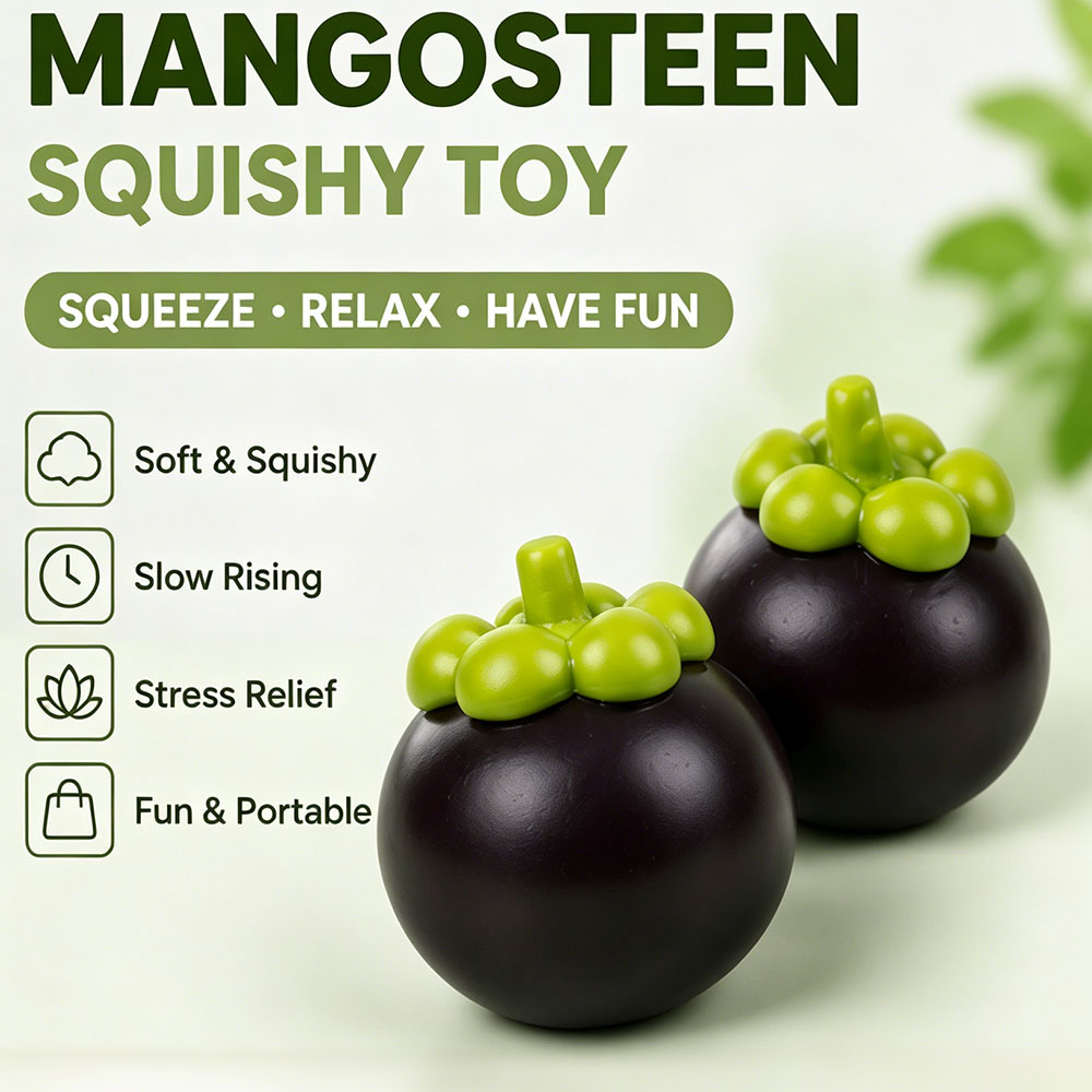 Bloco de Fruta Falsa Mangostão - Desk Setup Ergonomics avaliação e preço