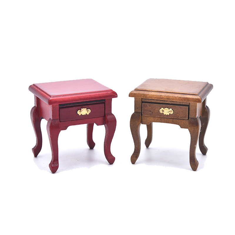 Móveis em miniatura para casa  - Desk Setup Wood avaliação e preço