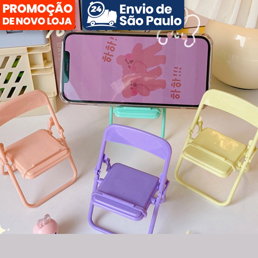 Suporte de Telefone Criativo e - Desk Setup Home Office avaliação e preço