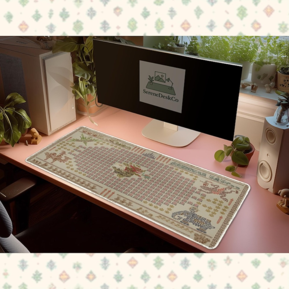 Tapete de Rato Breath of the W - Desk Setup Inspiration avaliação e preço