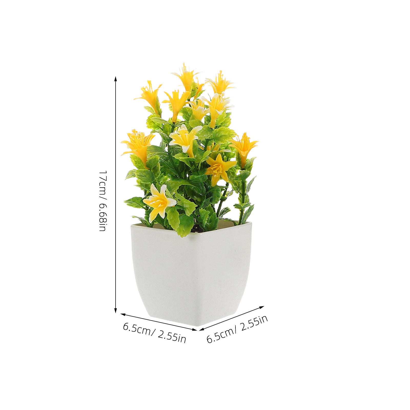 6 Peças de Plantas Artificiais - Plant Pot Small Desk avaliação e preço