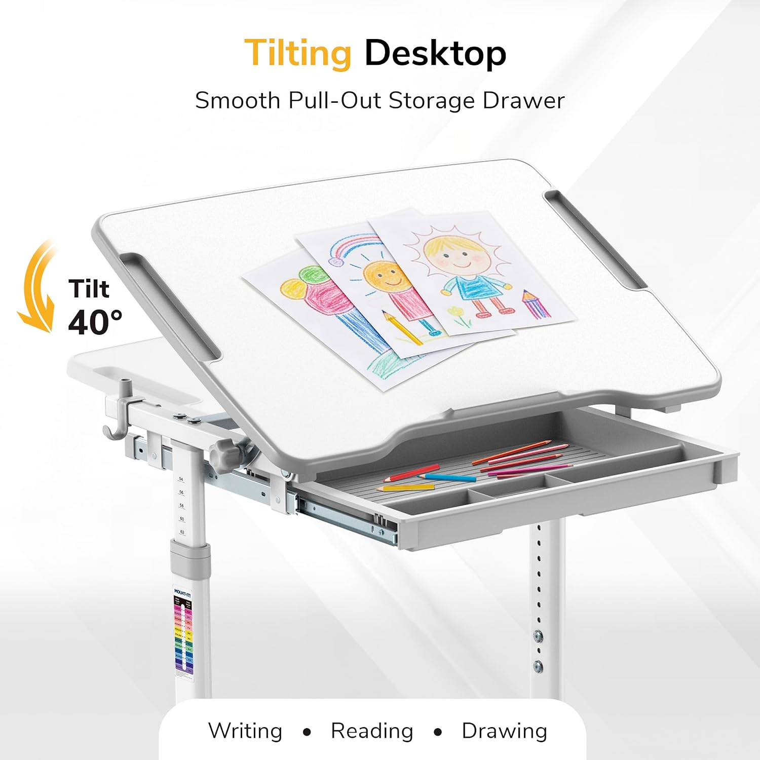 Conjunto de mesa e cadeira inf - Desk Setup Ergonomics avaliação e preço