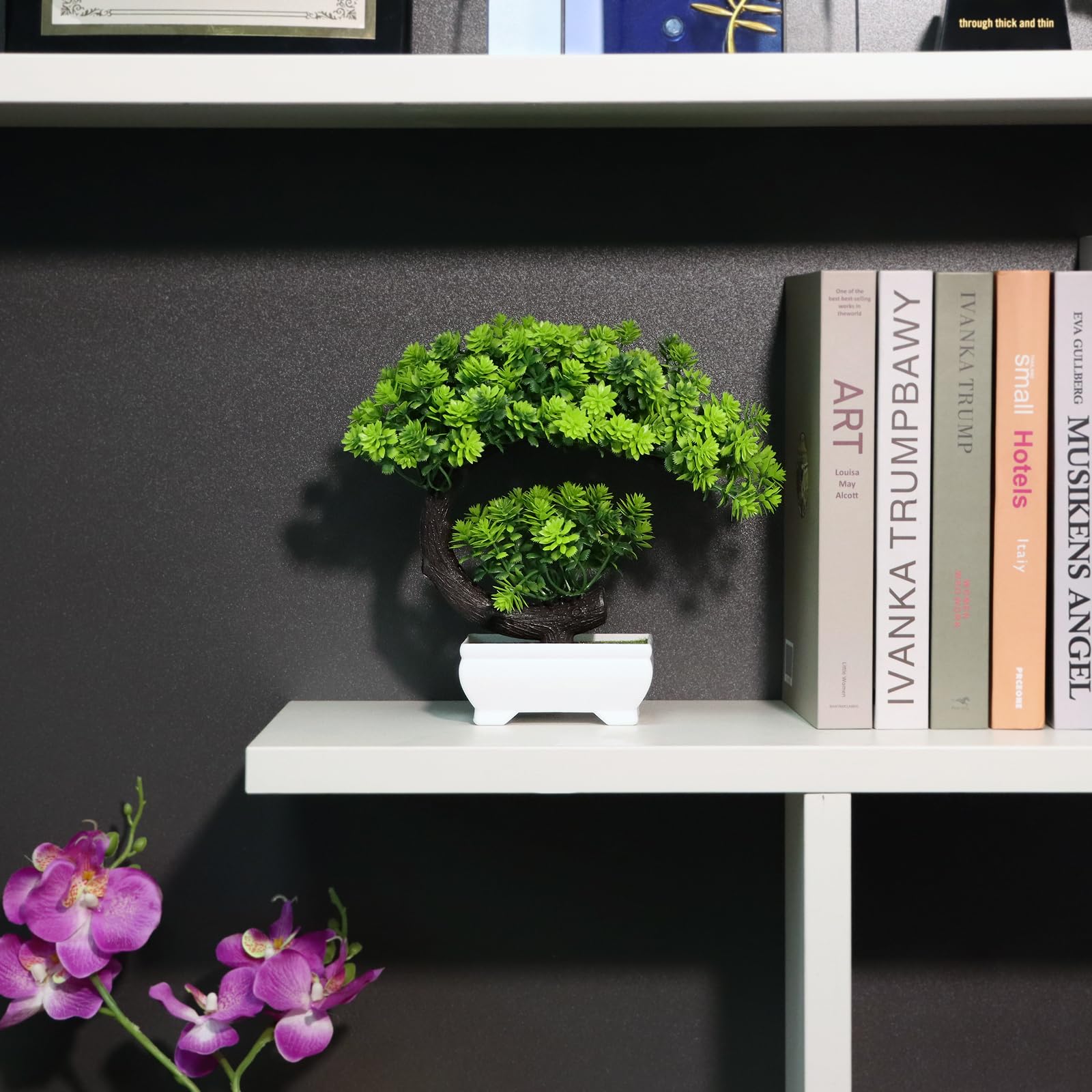Uflower pequenas plantas artif - Plant Pot Small Desk avaliação e preço