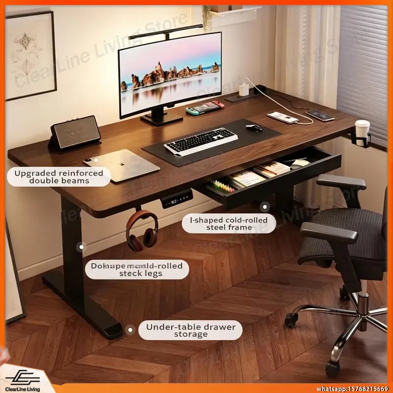 Mesa de Jogos Elétrica Ajustáv - Desk Setup Ergonomics avaliação e preço
