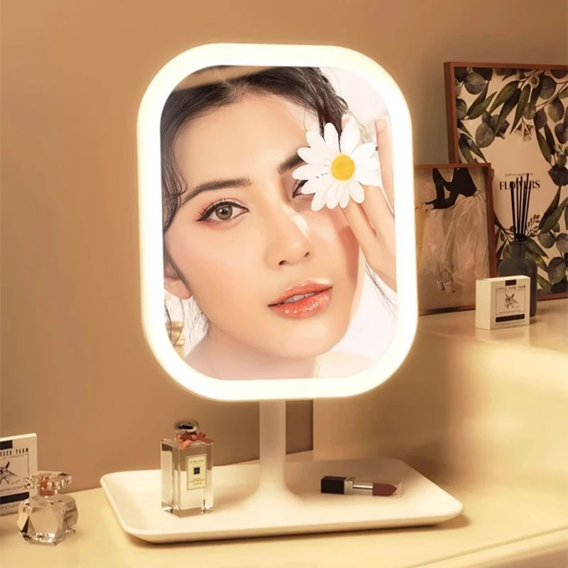Novo Espelho de Maquiagem LED  - Desk Setup Lighting avaliação e preço