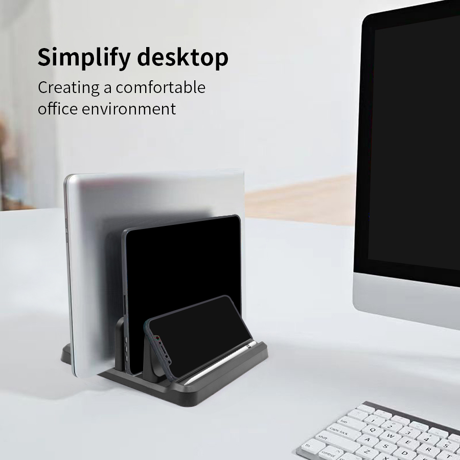 Suporte vertical para laptop,  - Desk Setup Mac avaliação e preço
