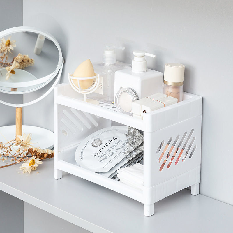 Multi-Layer Desktop Storage Ra - Desk Setup Home Office avaliação e preço