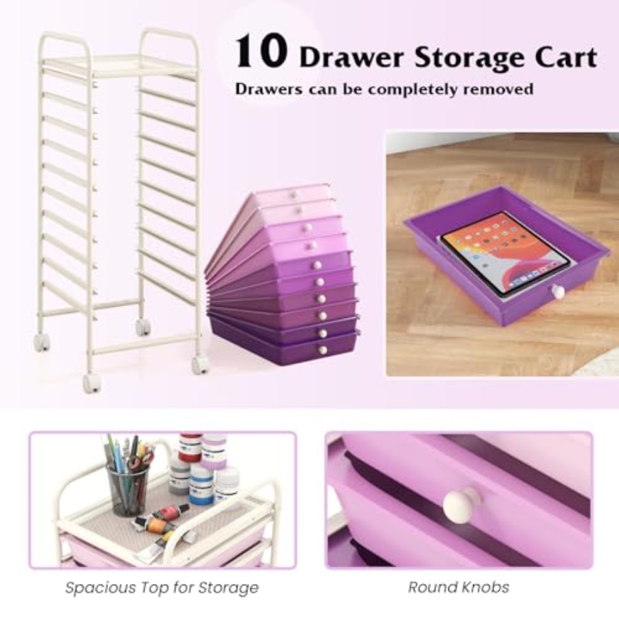 Carrinho de Armazenamento, Car - Drawer Organizer Bamboo avaliação e preço
