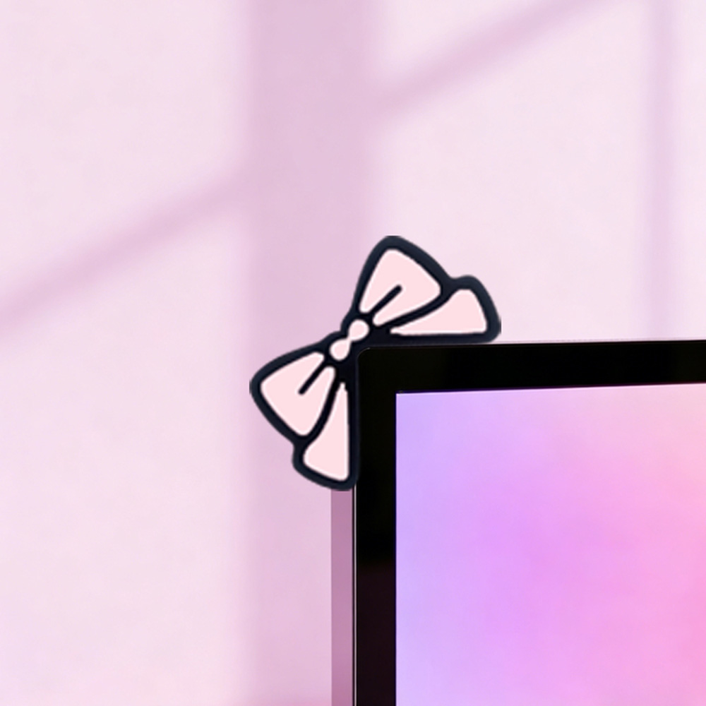 Decoração de Monitor com Laço  - Desk Setup For Laptop And Monitor avaliação e preço