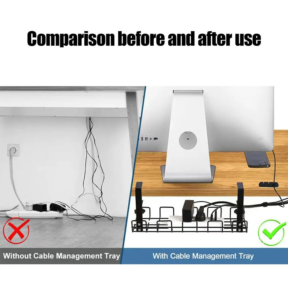 Caixa de gerenciamento de cabo - Desk Setup Cable Management avaliação e preço