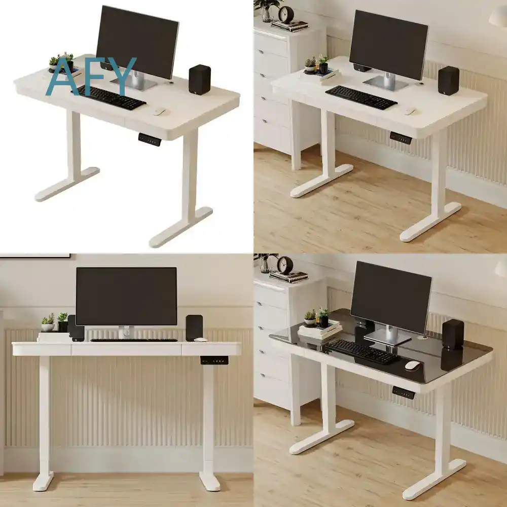 Mesa Elétrica Ajustável em Alt - Desk Setup For Studying avaliação e preço